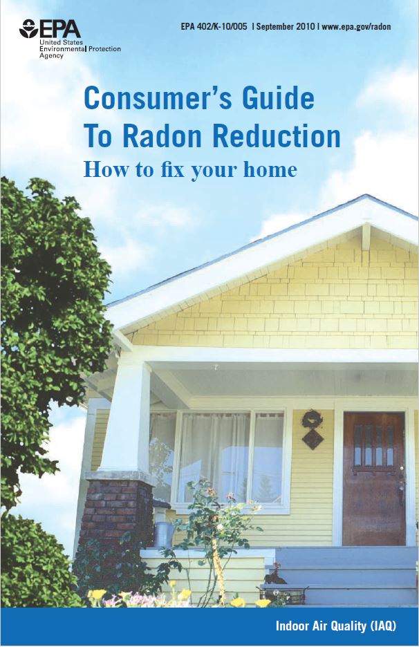 Consumers Guide to Radon Reduction and Protection